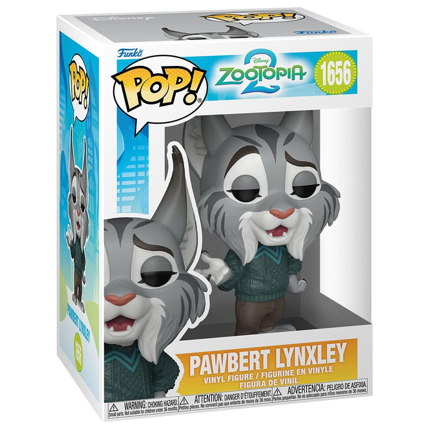 Zootopia 2 Funko POP! Movies Vinilna figura Pawbert Lynxley 9 cm fotografija proizvoda