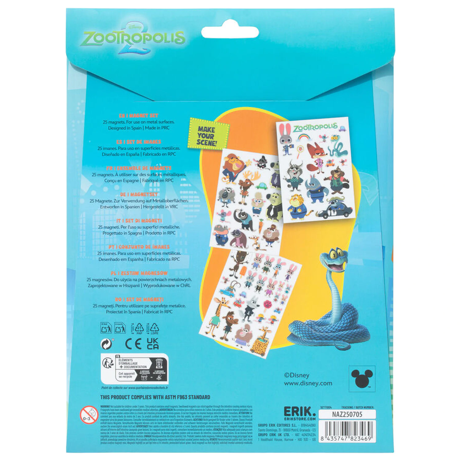 Zootopia 2 set magneta fotografija proizvoda