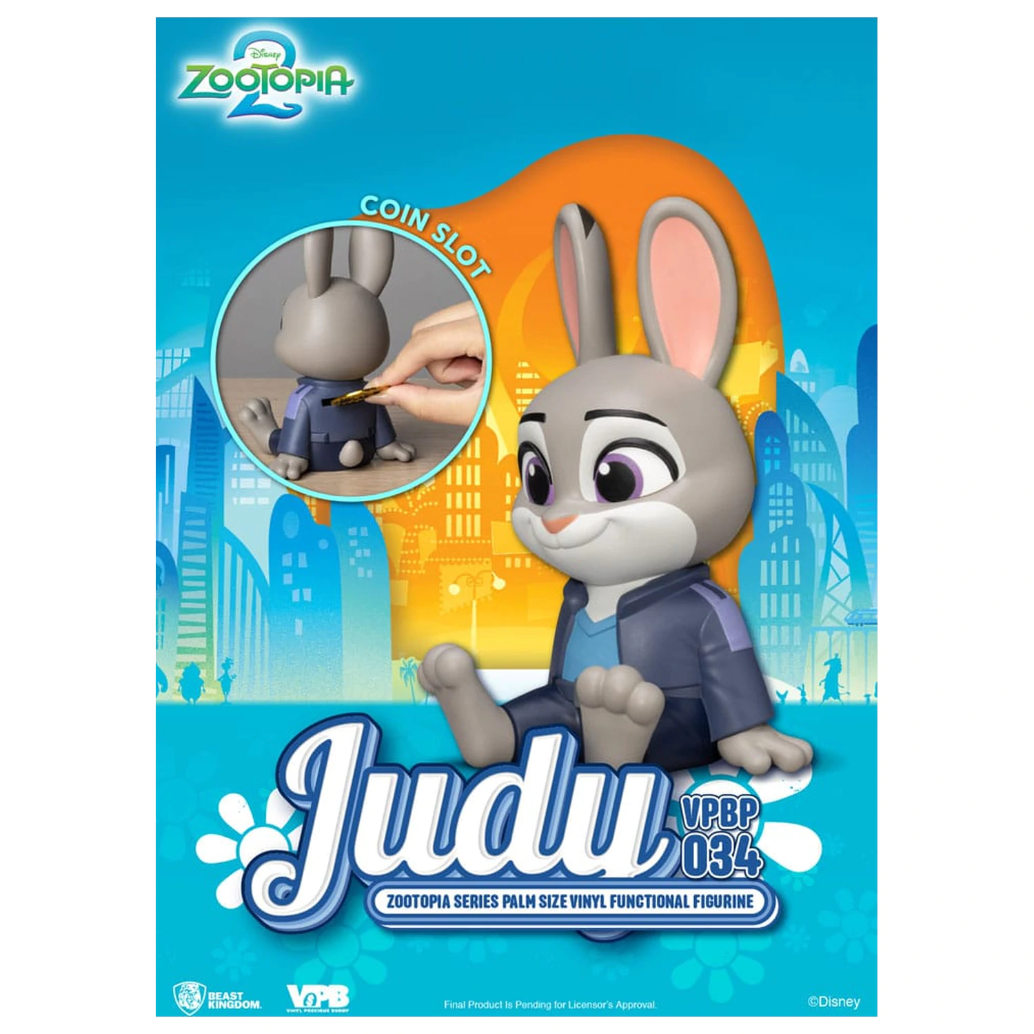 Zootopia Piggy vinilna kasica Judy 15 cm fotografija proizvoda