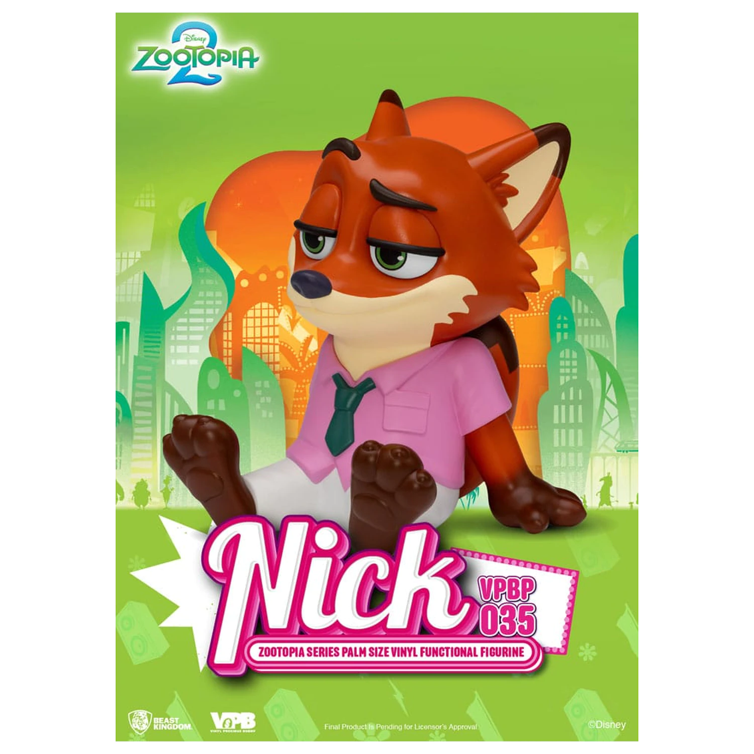 Zootopia Piggy vinilna banka Nick 15 cm fotografija proizvoda