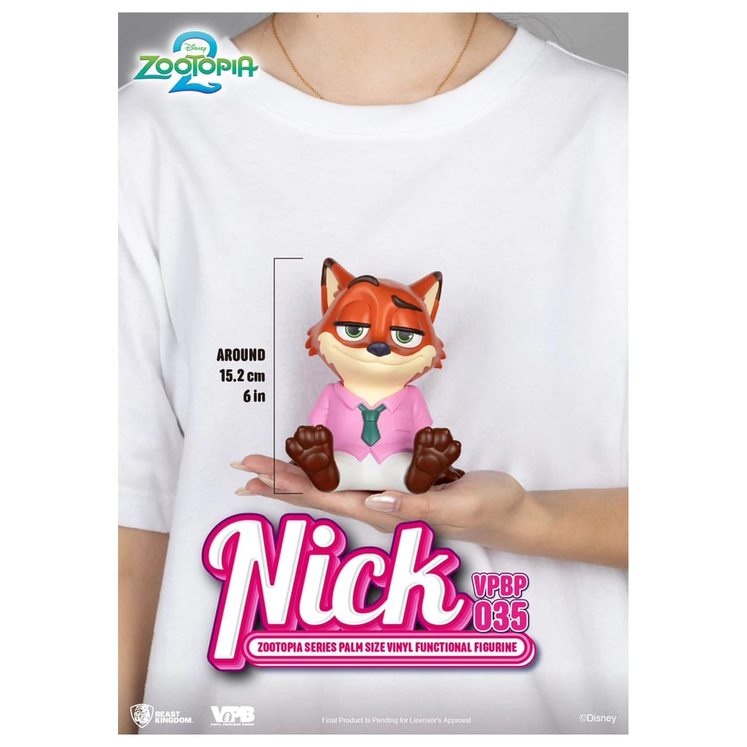 Zootopia Piggy vinilna banka Nick 15 cm fotografija proizvoda