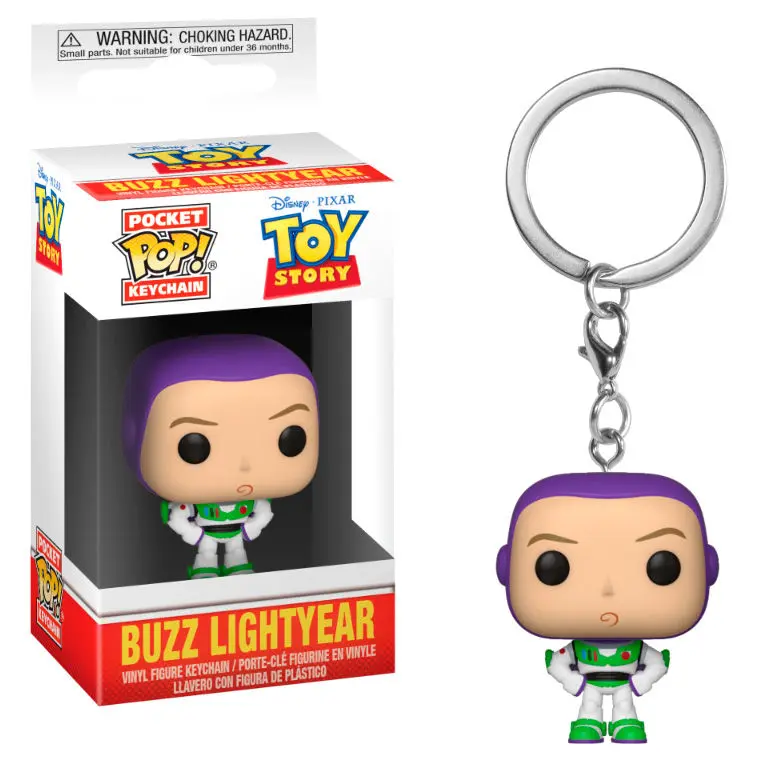 Toy Story Pocket POP! Vinilni privjesak za ključeve Buzz 4 cm fotografija proizvoda