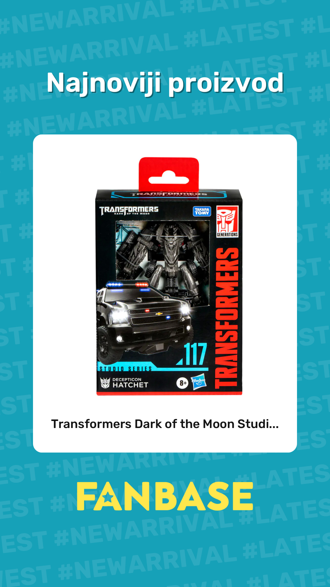 Najnoviji proizvod: Transformers Dark of the Moon Studi...