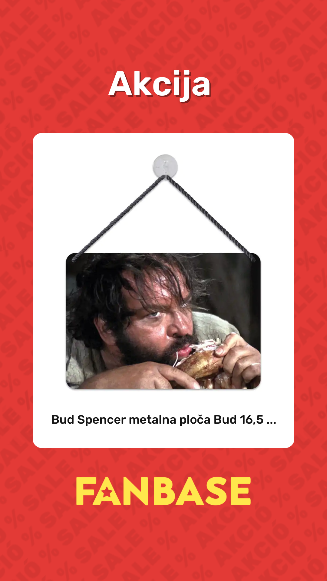 Akcija: Bud Spencer metalna ploča Bud 16,5 ...