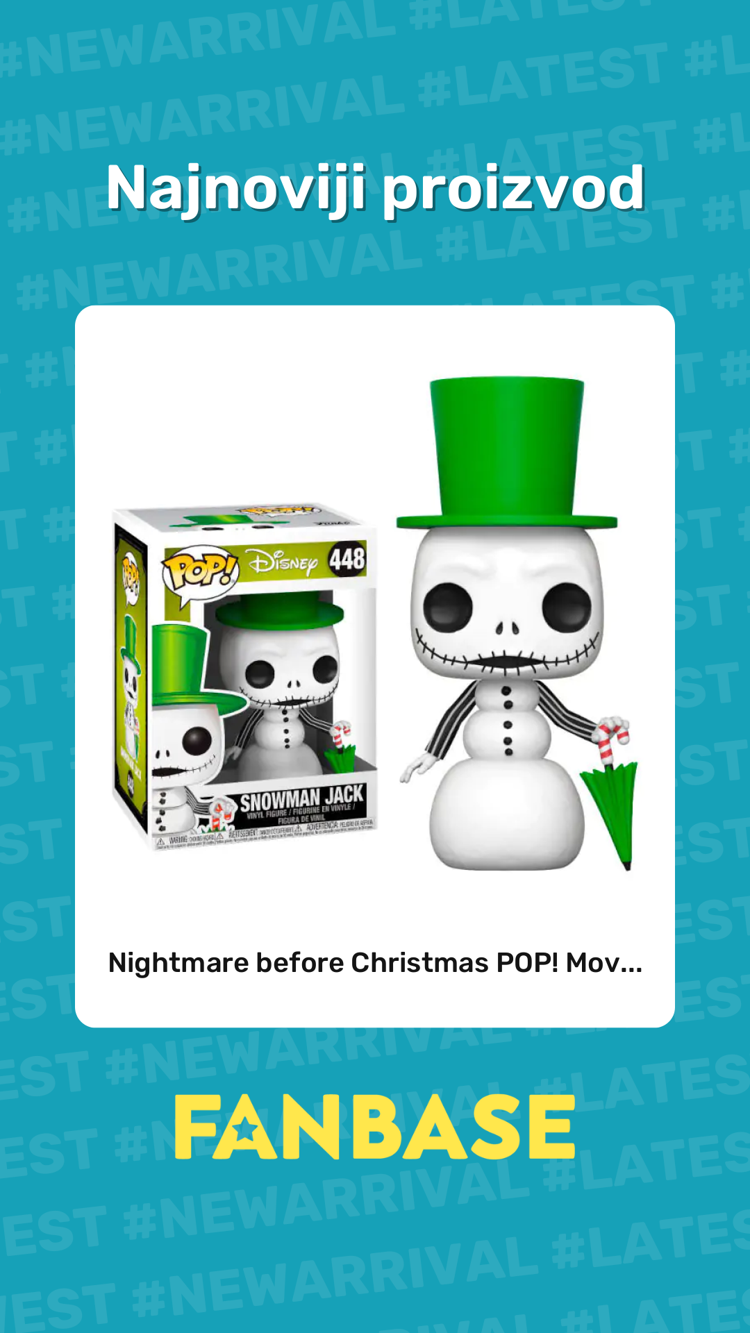 Najnoviji proizvod: Nightmare before Christmas POP! Mov...