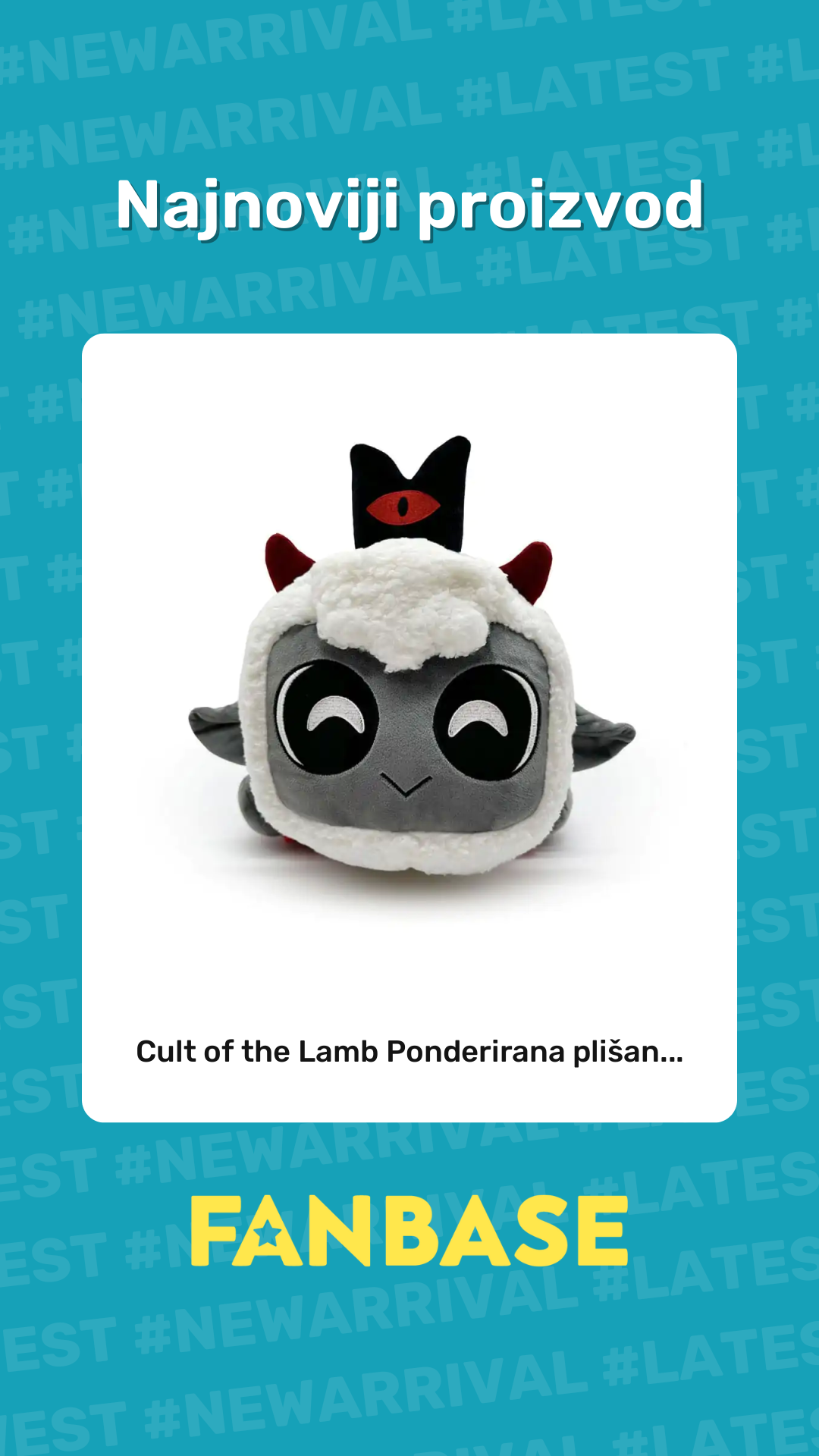 Najnoviji proizvod: Cult of the Lamb Ponderirana plišan...