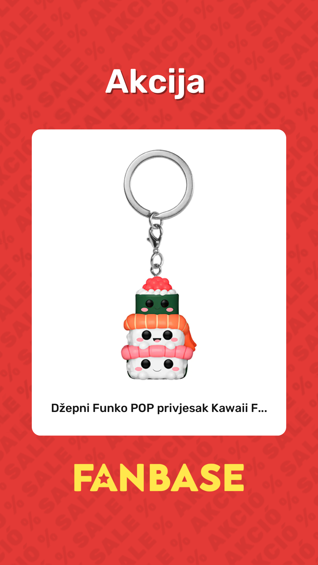 Akcija: Džepni Funko POP privjesak Kawaii F...