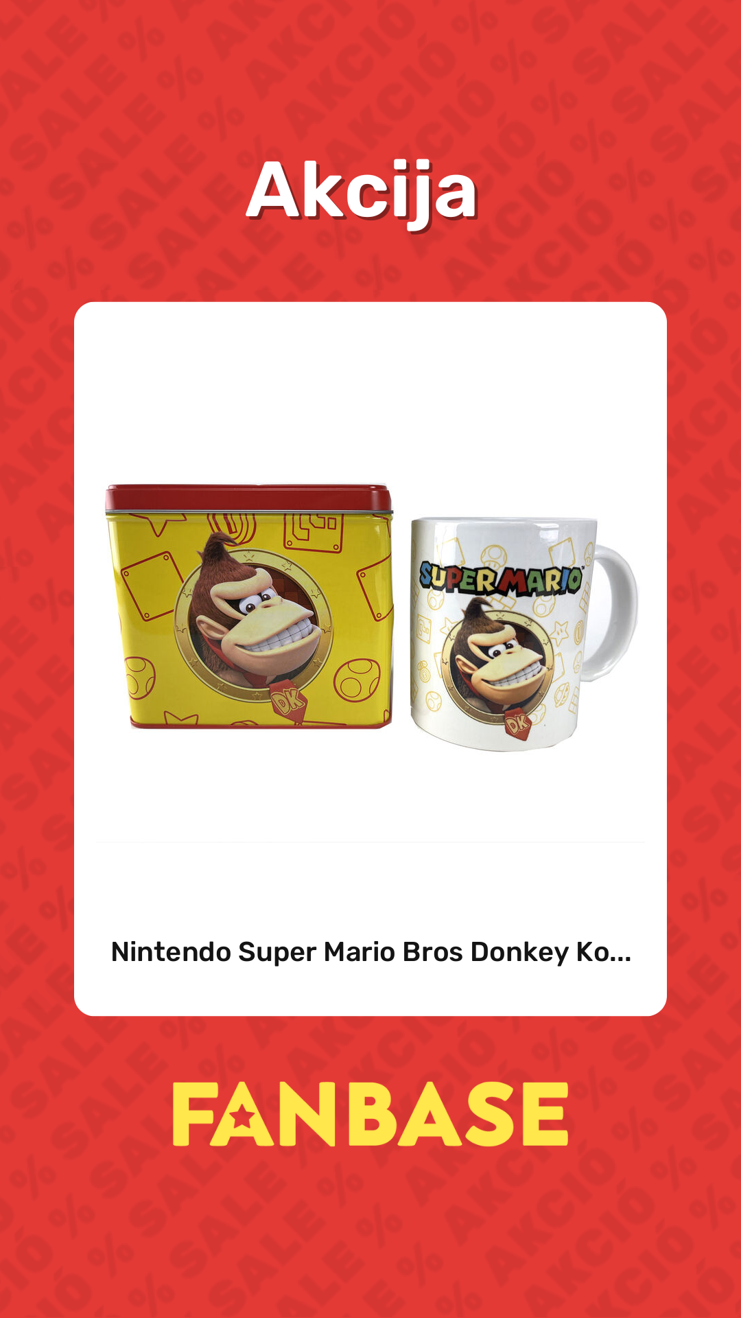 Akcija: Nintendo Super Mario Bros Donkey Ko...