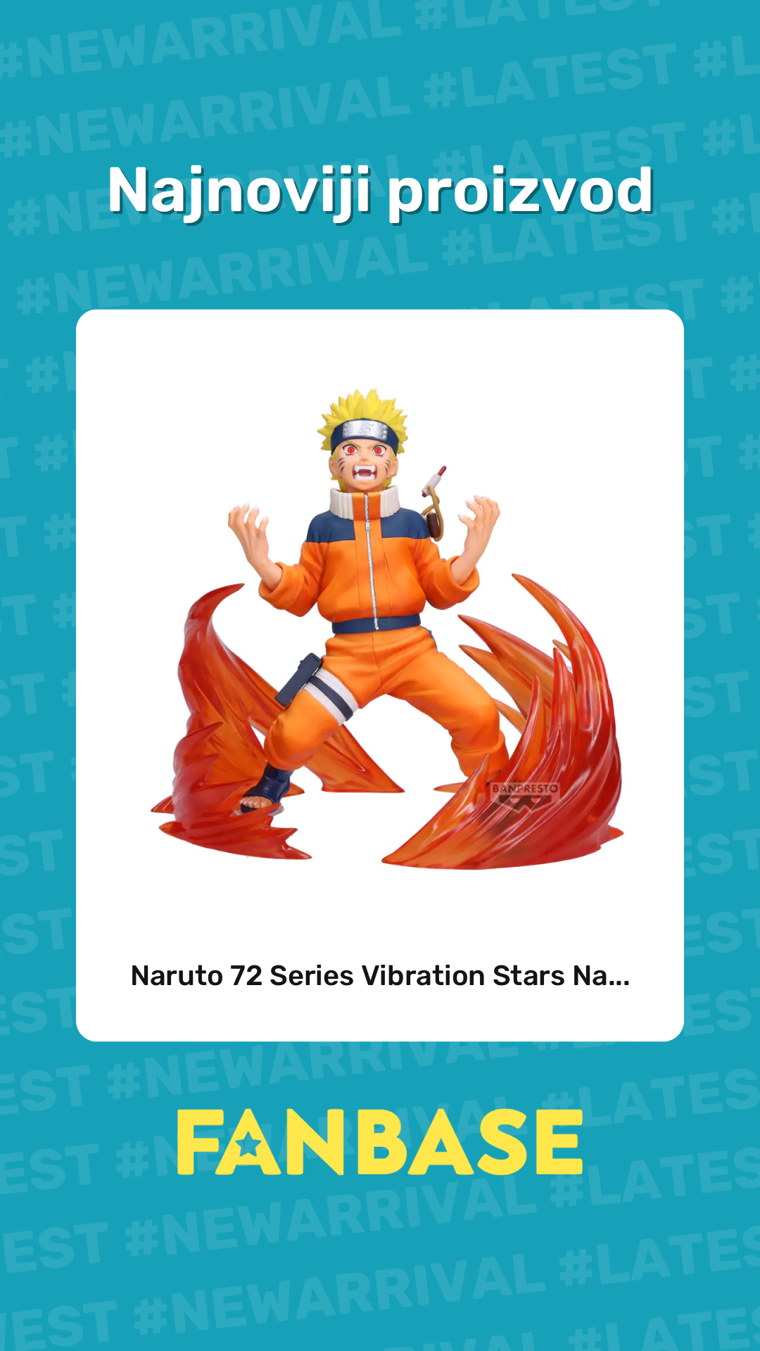 Najnoviji proizvod: Naruto 72 Series Vibration Stars Na...