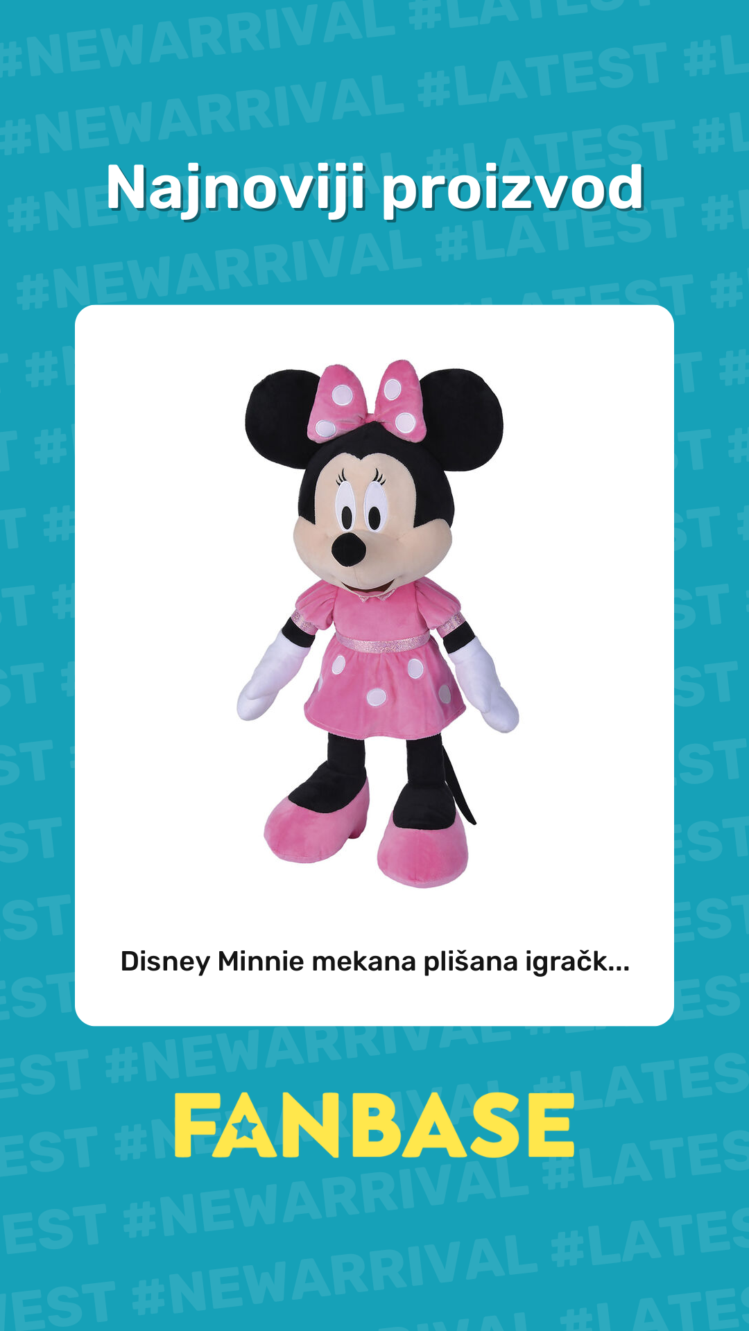 Najnoviji proizvod: Disney Minnie mekana plišana igračk...