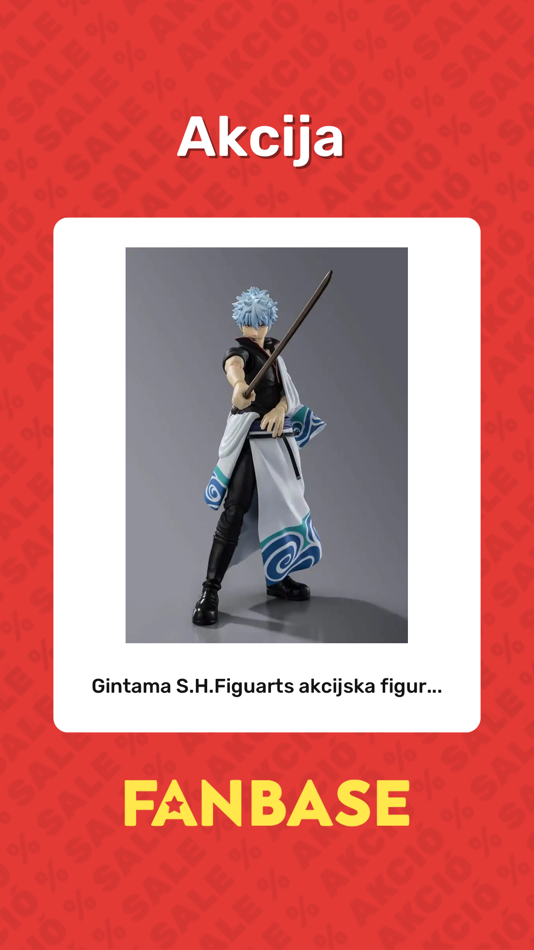 Akcija: Gintama S.H.Figuarts akcijska figur...