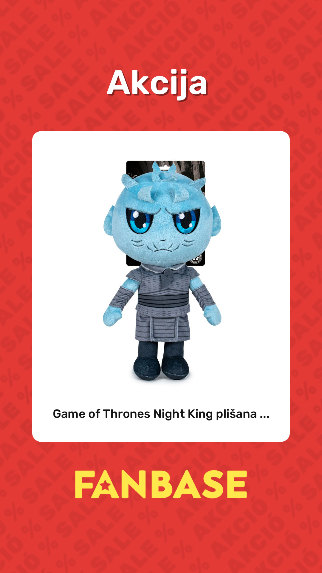 Akcija: Game of Thrones Night King plišana ...