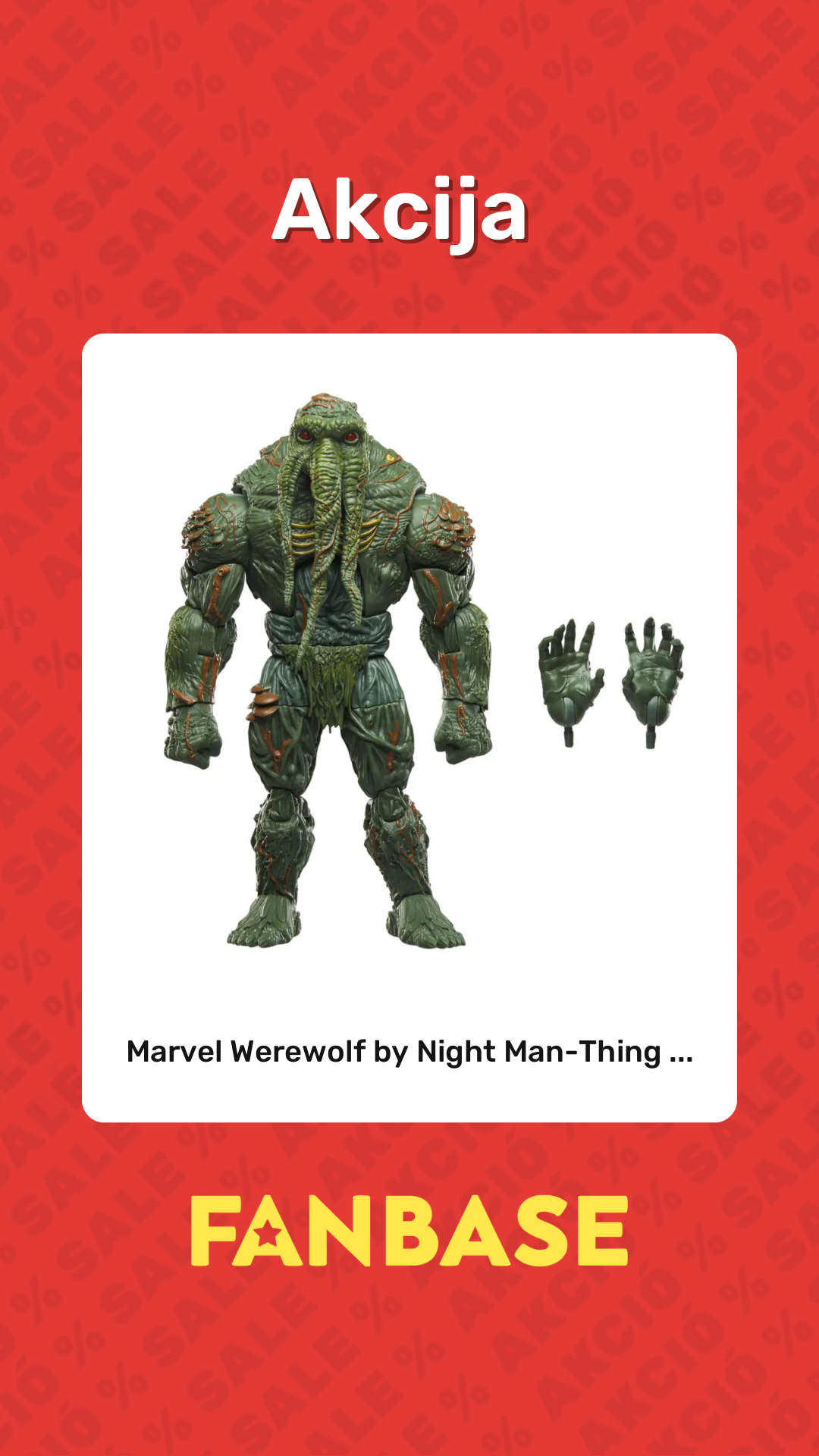 Akcija: Marvel Werewolf by Night Man-Thing ...