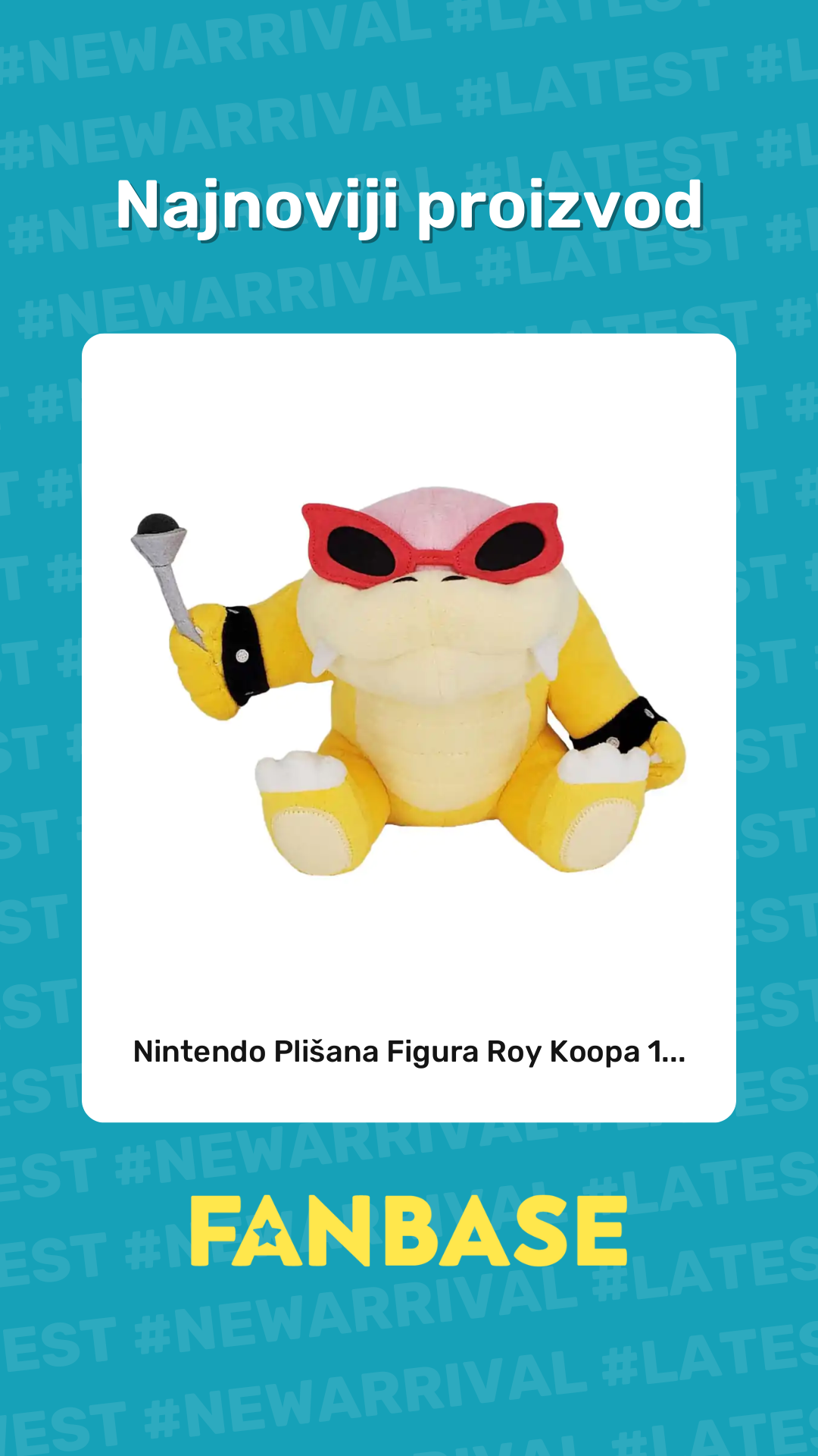 Najnoviji proizvod: Nintendo Plišana Figura Roy Koopa 1...