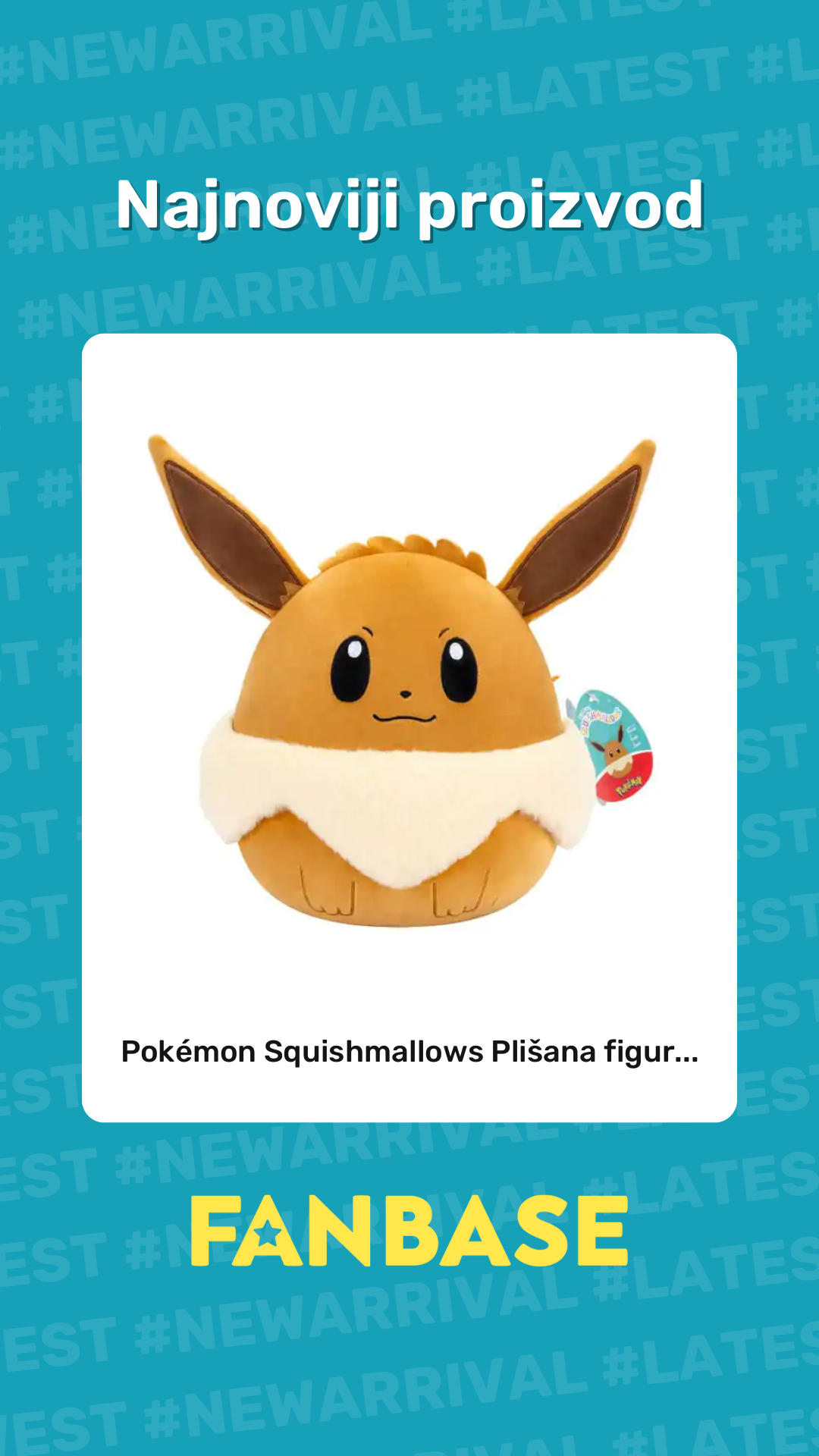 Najnoviji proizvod: Pokémon Squishmallows Plišana figur...