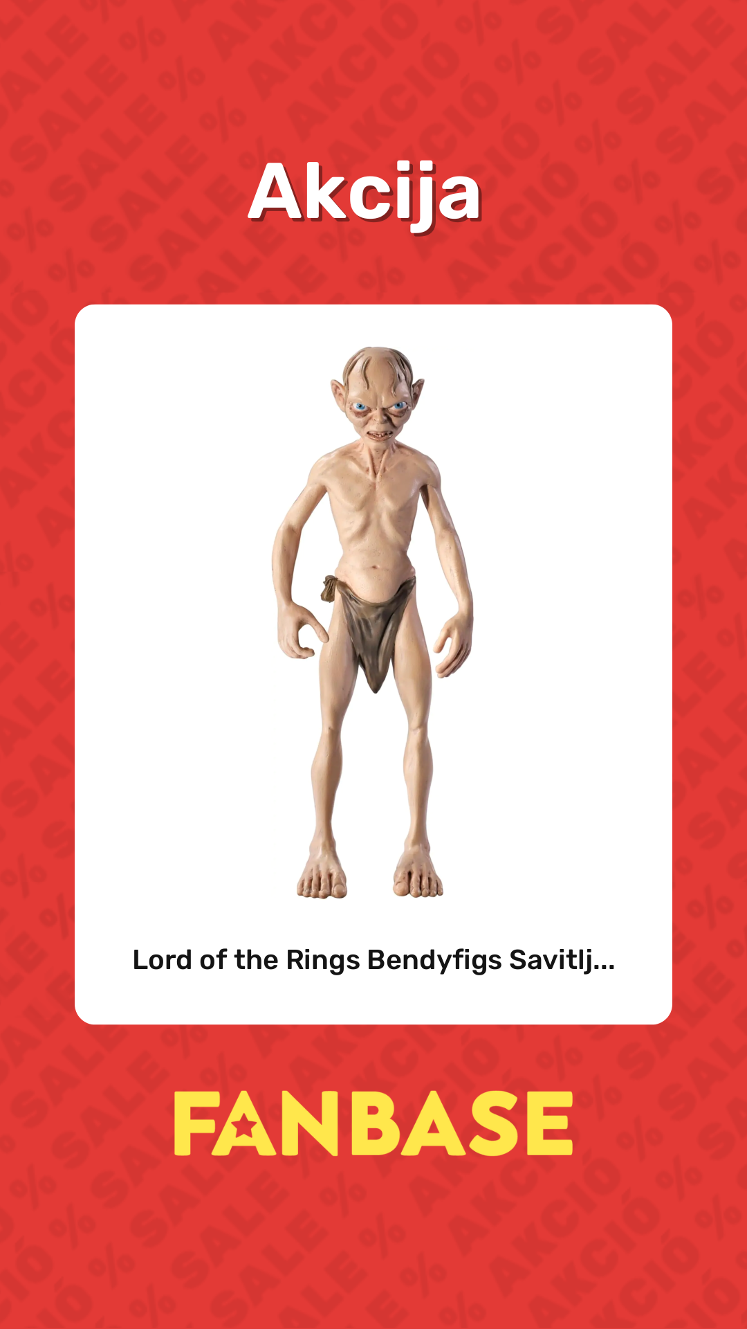 Akcija: Lord of the Rings Bendyfigs Savitlj...