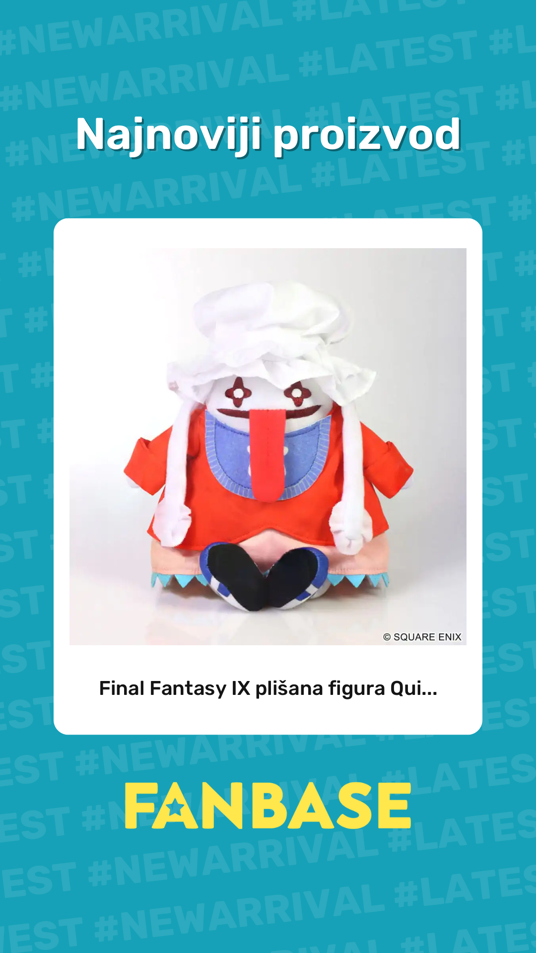 Najnoviji proizvod: Final Fantasy IX plišana figura Qui...