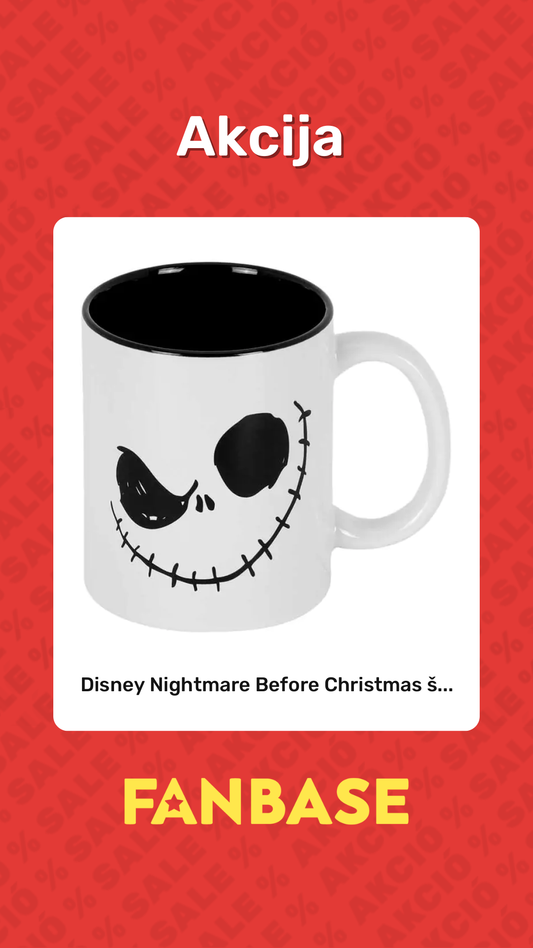 Akcija: Disney Nightmare Before Christmas š...