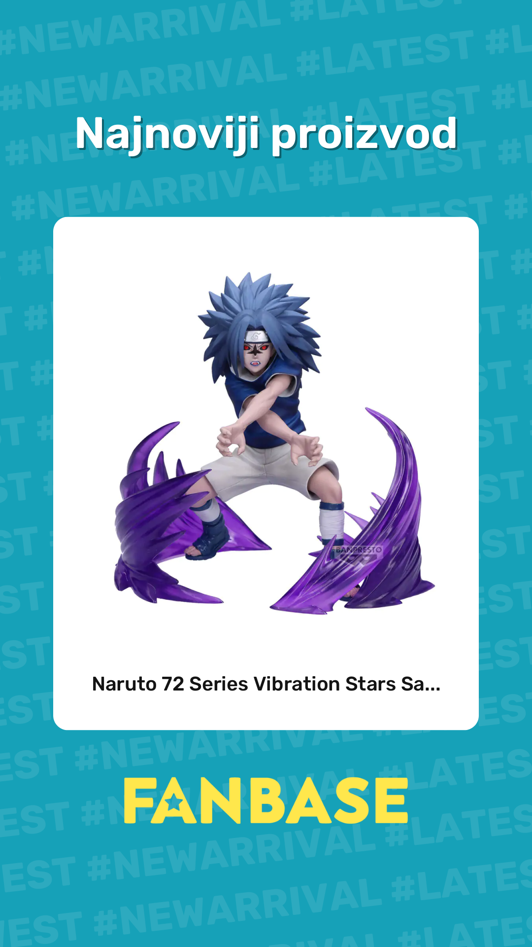 Najnoviji proizvod: Naruto 72 Series Vibration Stars Sa...
