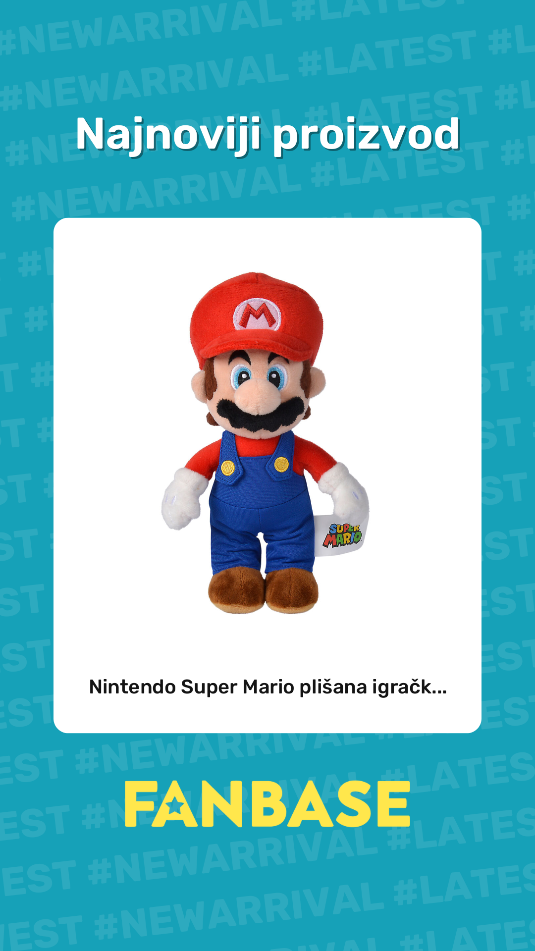 Najnoviji proizvod: Nintendo Super Mario plišana igračk...