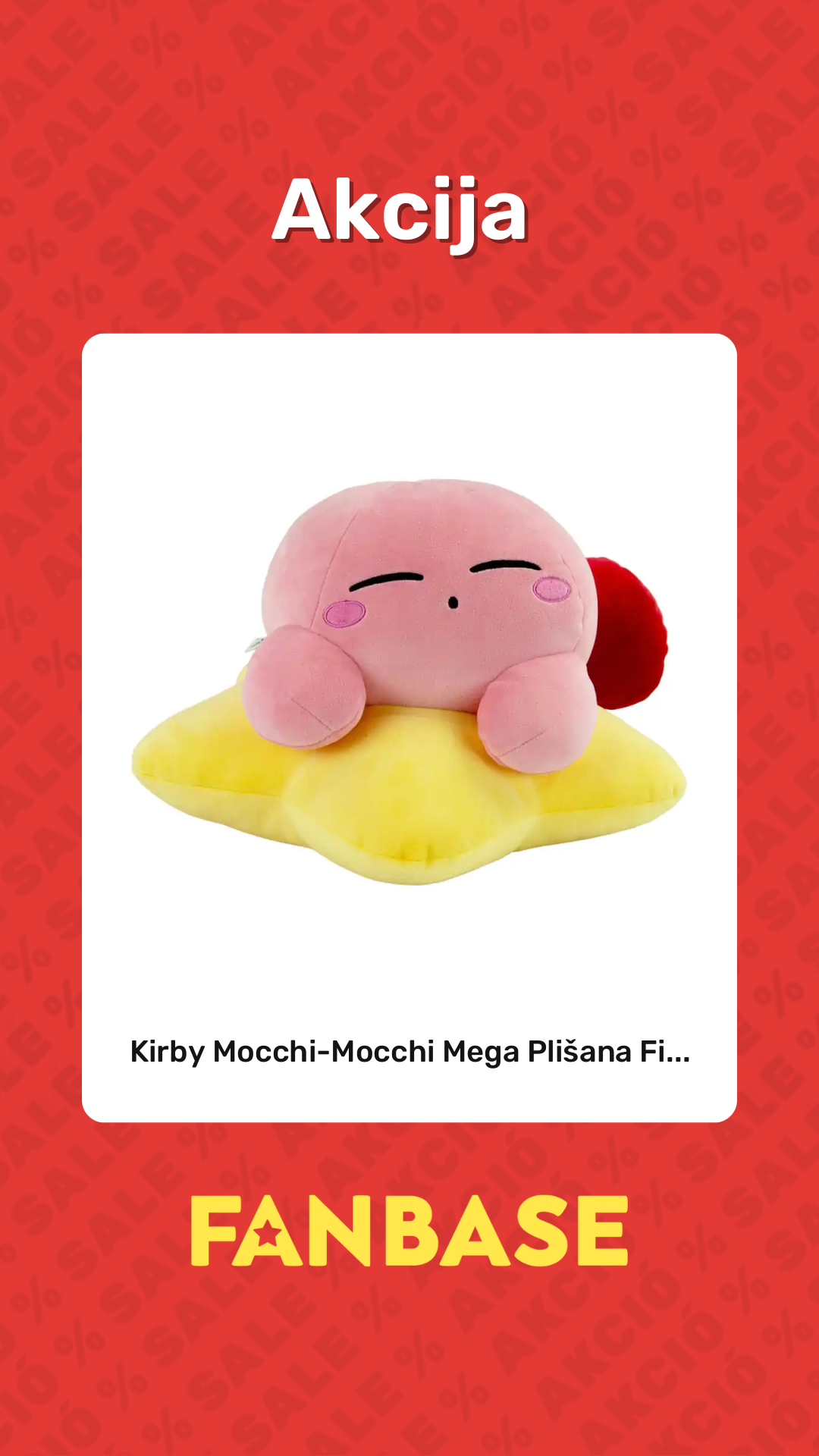 Akcija: Kirby Mocchi-Mocchi Mega Plišana Fi...