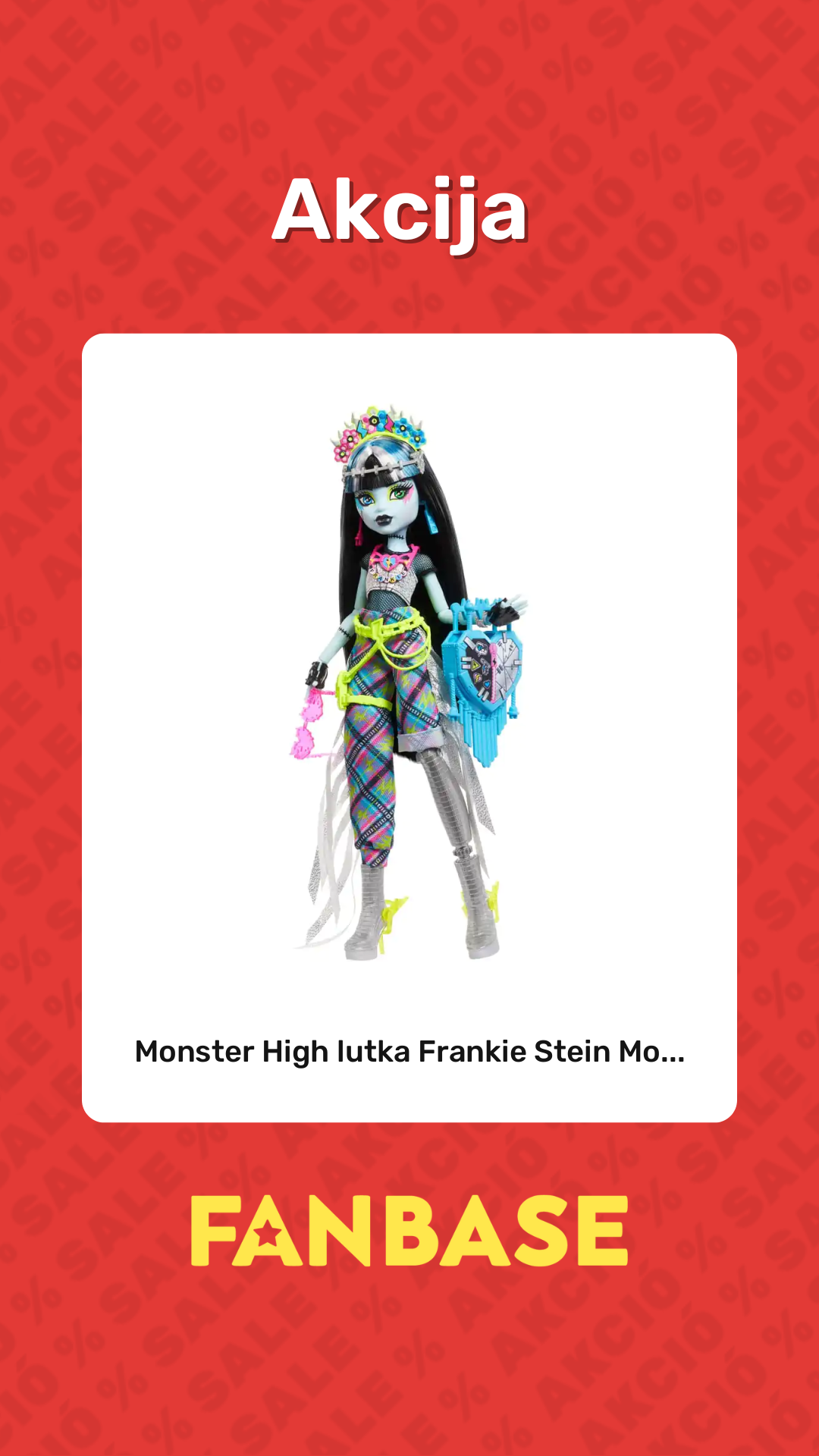 Akcija: Monster High lutka Frankie Stein Mo...