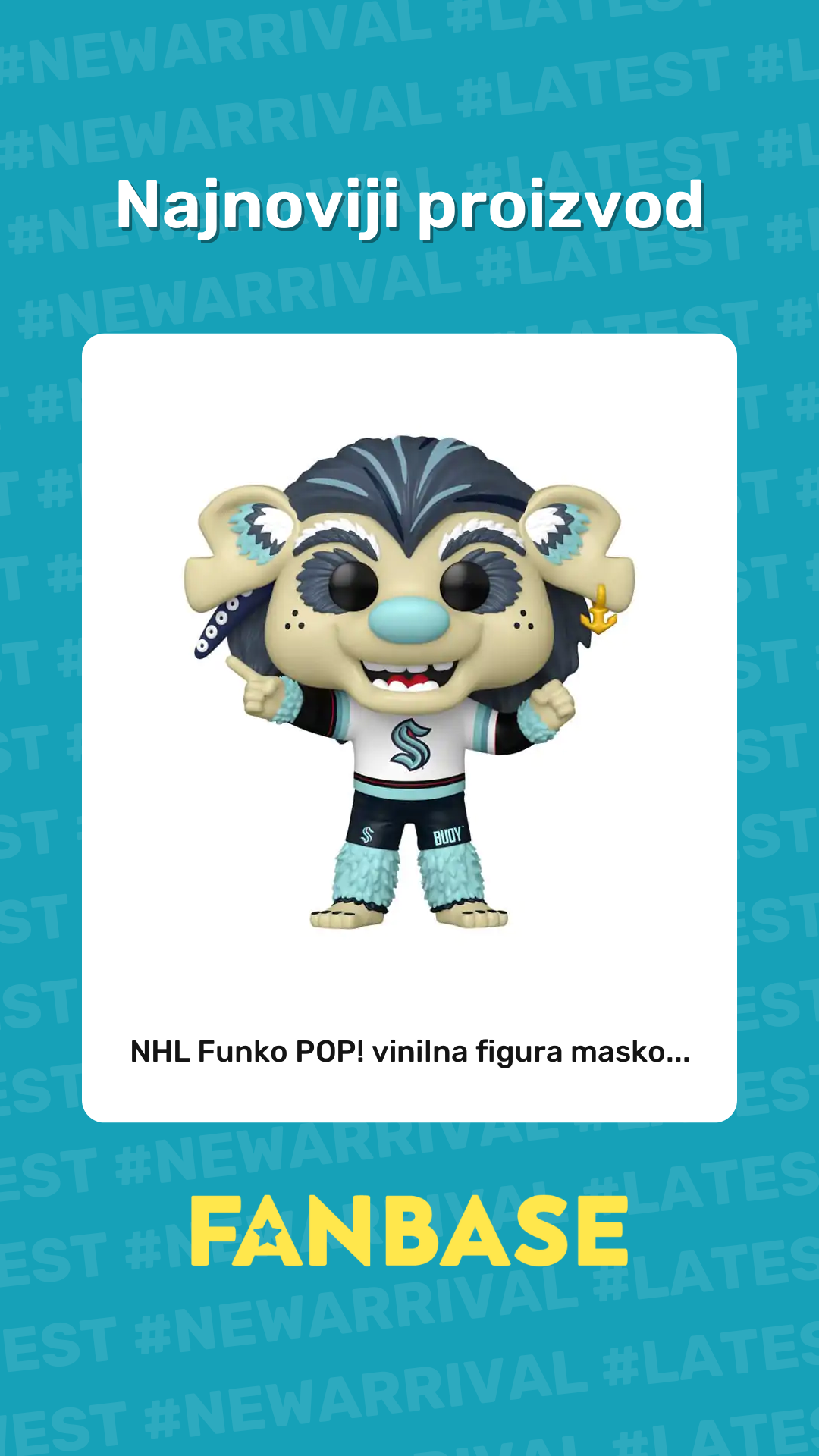 Najnoviji proizvod: NHL Funko POP! vinilna figura masko...
