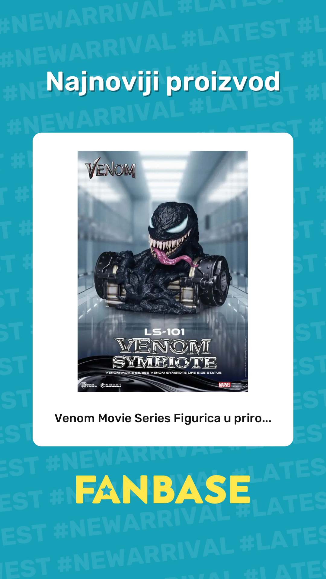 Najnoviji proizvod: Venom Movie Series Figurica u priro...