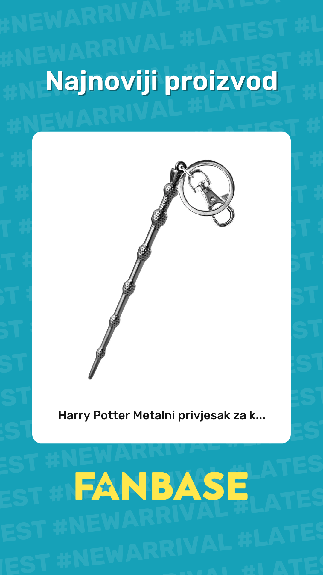Najnoviji proizvod: Harry Potter Metalni privjesak za k...
