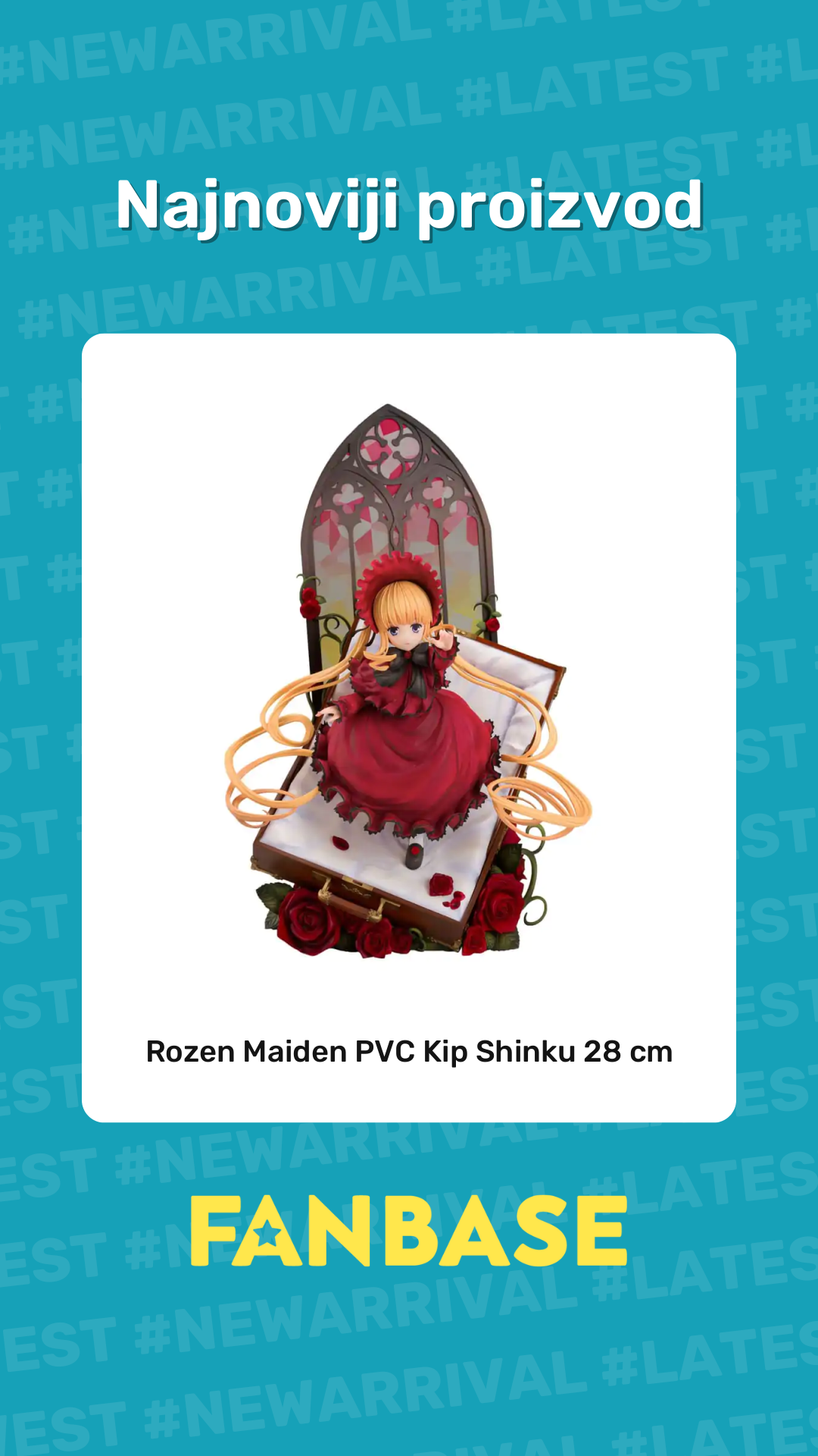 Najnoviji proizvod: Rozen Maiden PVC Kip Shinku 28 cm