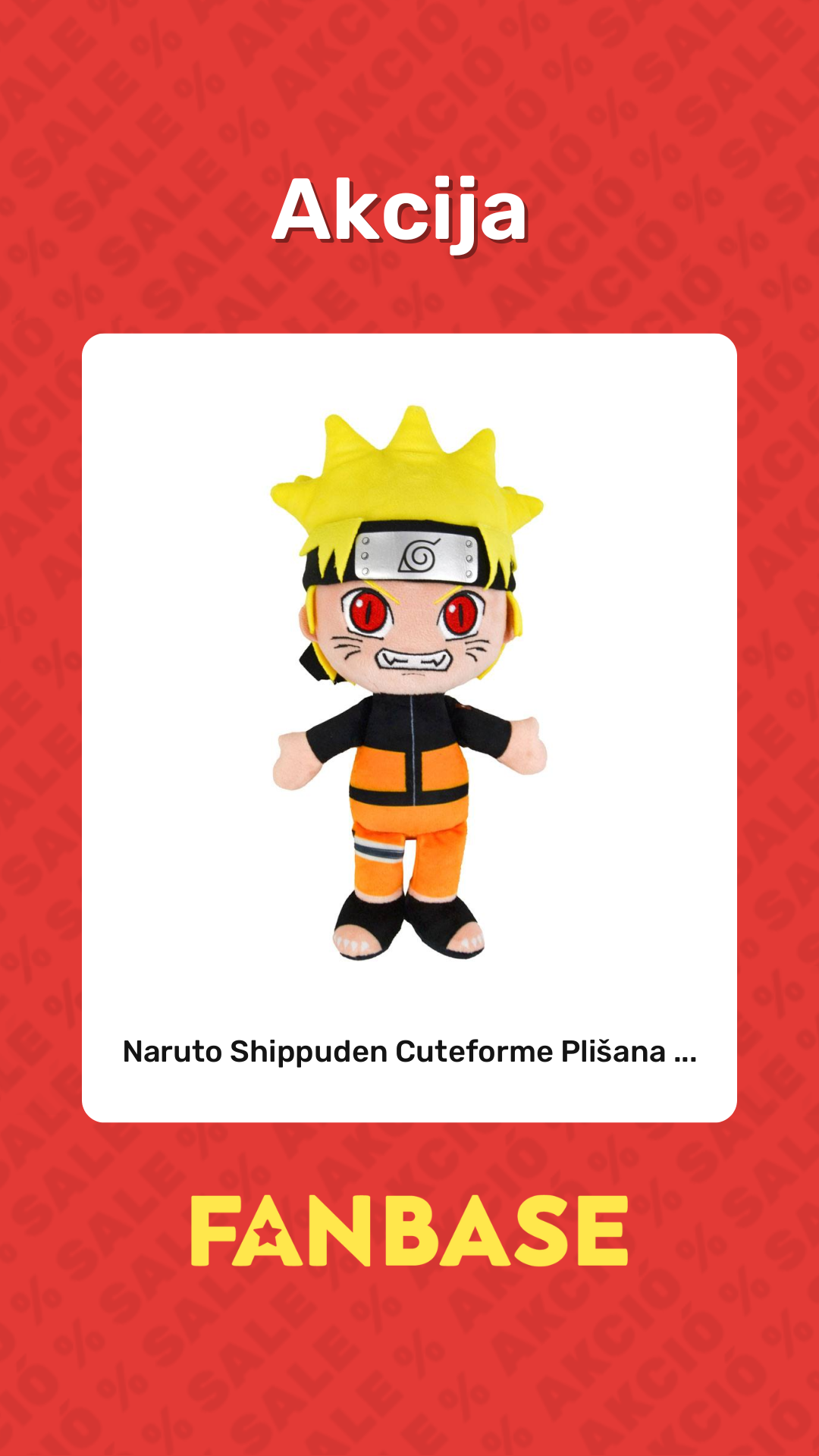 Akcija: Naruto Shippuden Cuteforme Plišana ...