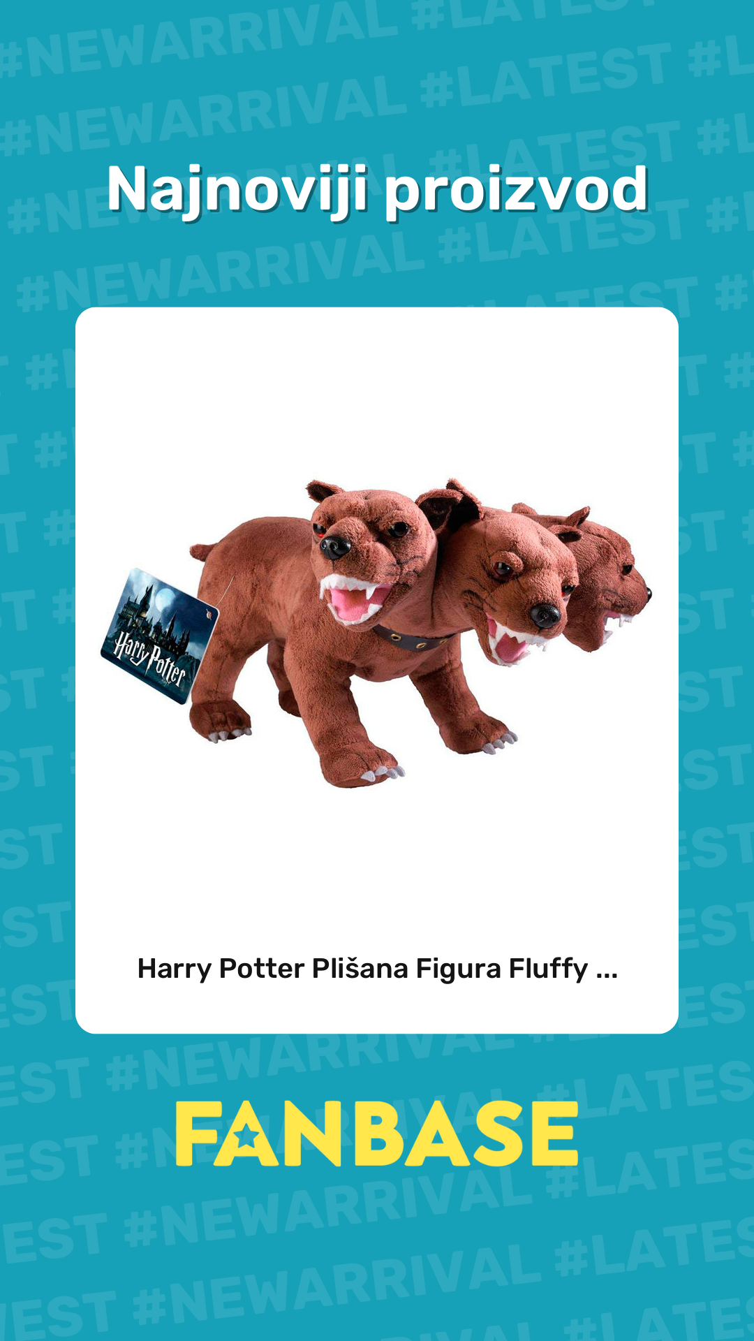 Najnoviji proizvod: Harry Potter Plišana Figura Fluffy ...