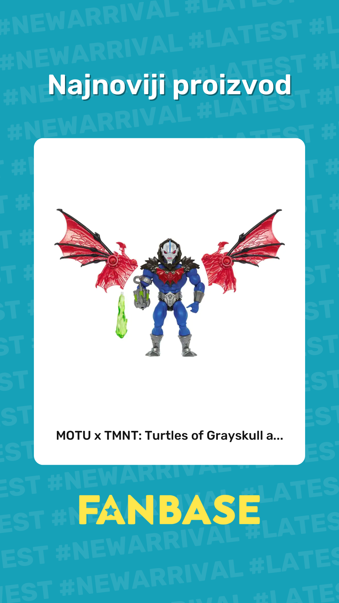 Najnoviji proizvod: MOTU x TMNT: Turtles of Grayskull a...