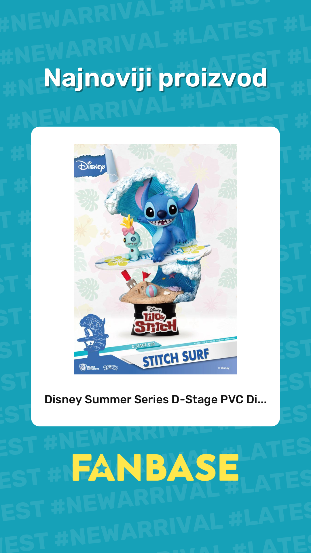 Najnoviji proizvod: Disney Summer Series D-Stage PVC Di...