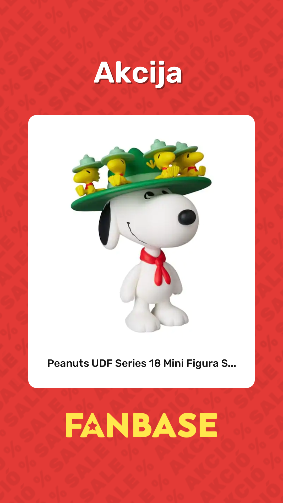 Akcija: Peanuts UDF Series 18 Mini Figura S...