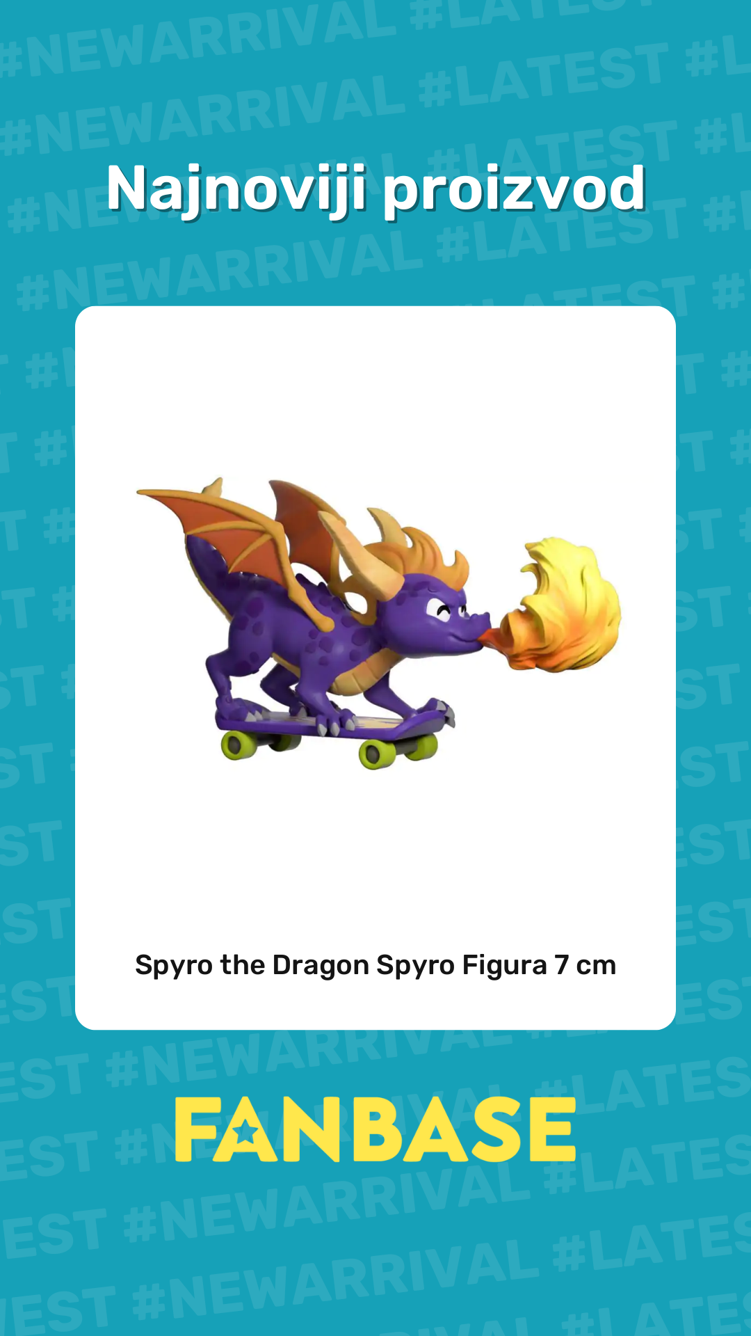Najnoviji proizvod: Spyro the Dragon Spyro Figura 7 cm