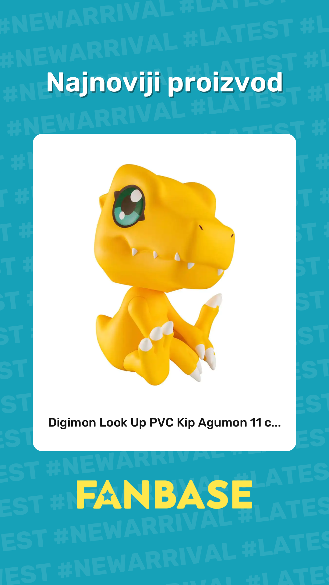 Najnoviji proizvod: Digimon Look Up PVC Kip Agumon 11 c...