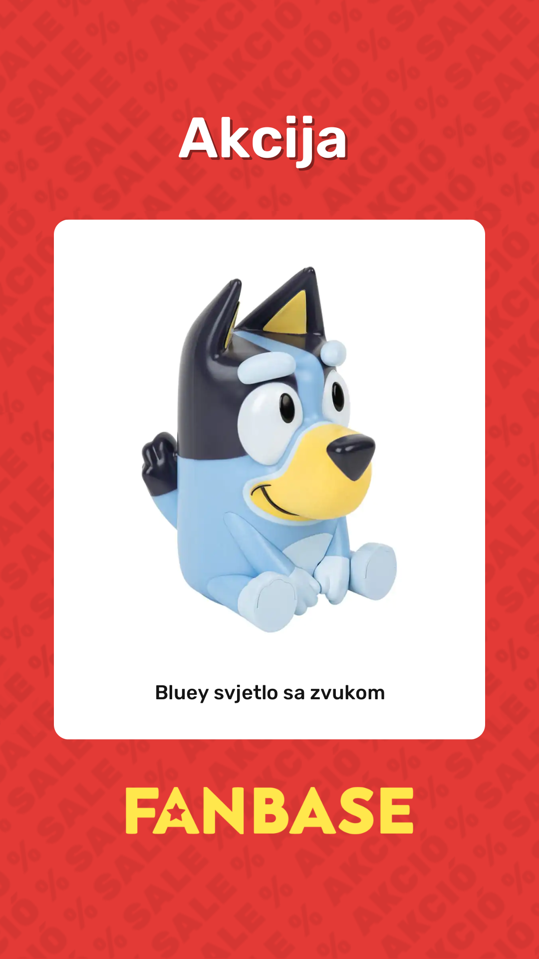 Akcija: Bluey svjetlo sa zvukom