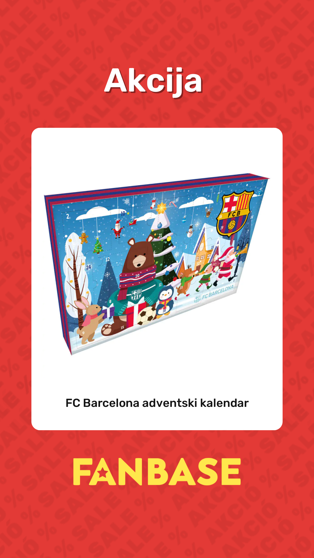 Akcija: FC Barcelona adventski kalendar
