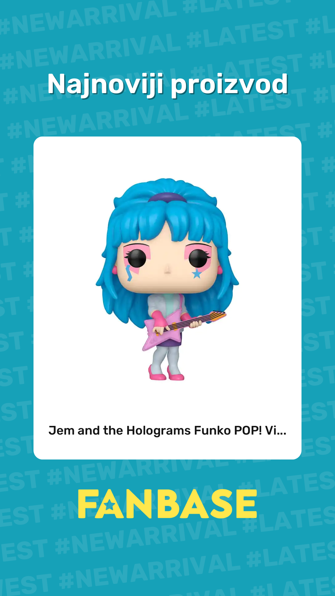 Najnoviji proizvod: Jem and the Holograms Funko POP! Vi...