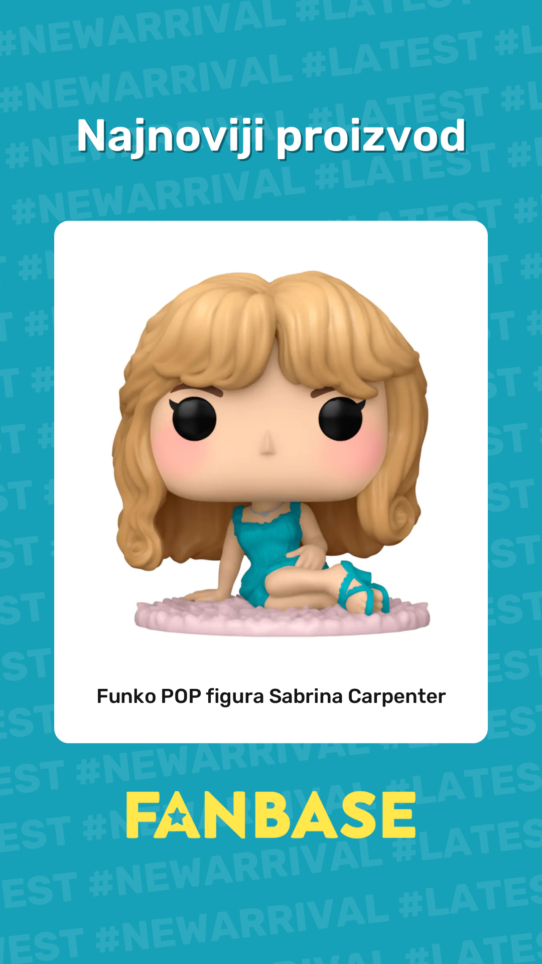 Najnoviji proizvod: Funko POP figura Sabrina Carpenter
