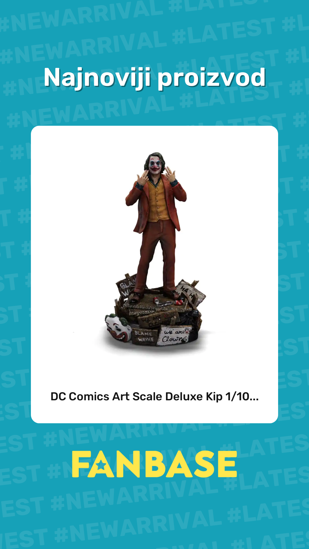 Najnoviji proizvod: DC Comics Art Scale Deluxe Kip 1/10...