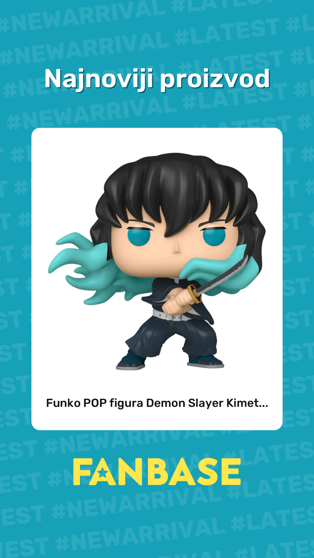 Najnoviji proizvod: Funko POP figura Demon Slayer Kimet...