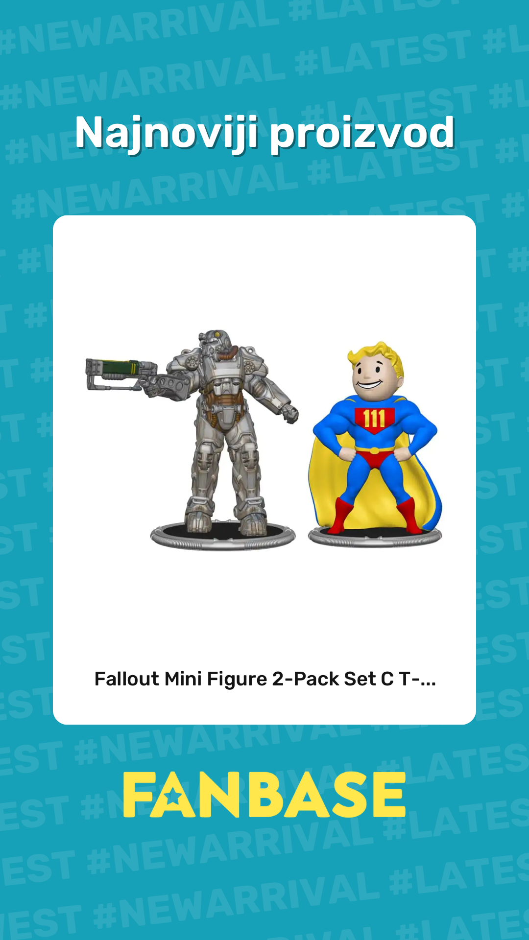 Najnoviji proizvod: Fallout Mini Figure 2-Pack Set C T-...