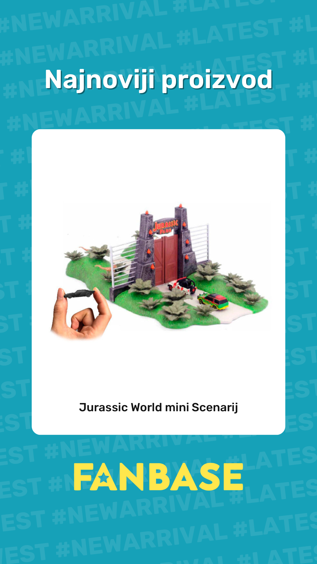 Najnoviji proizvod: Jurassic World mini Scenarij