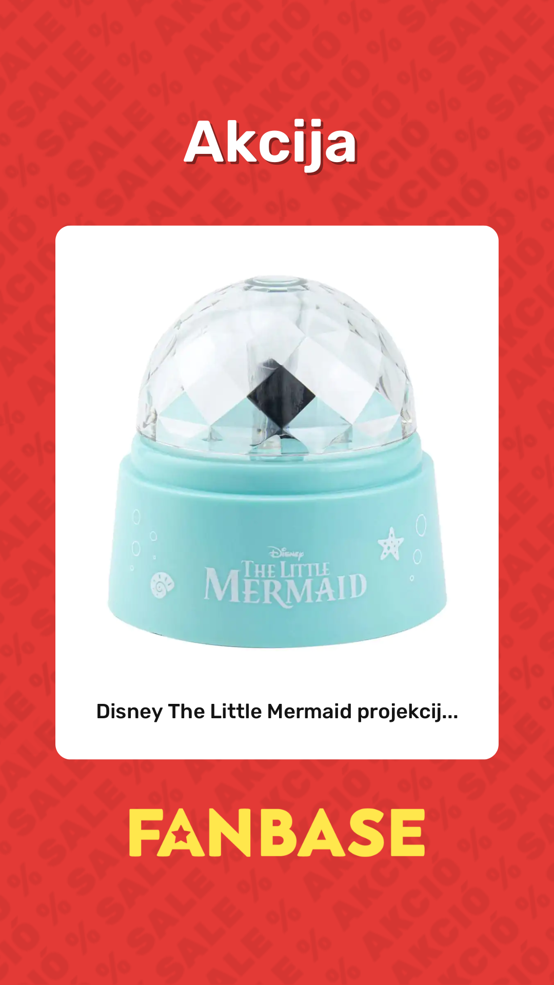 Akcija: Disney The Little Mermaid projekcij...