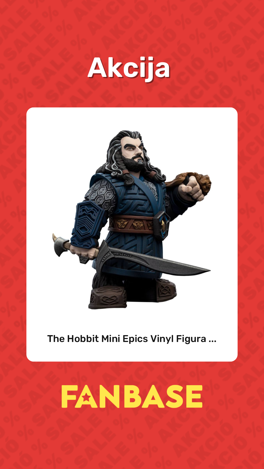 Akcija: The Hobbit Mini Epics Vinyl Figura ...
