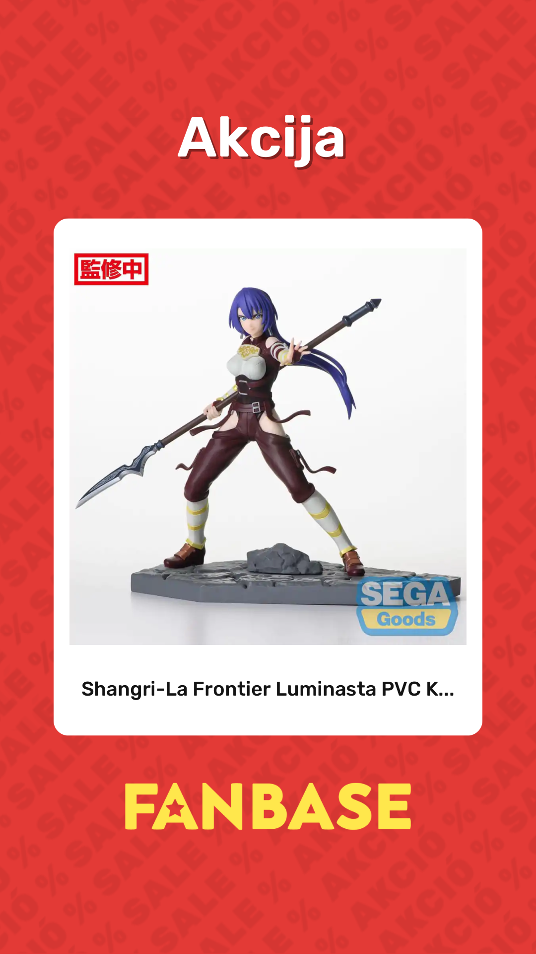 Akcija: Shangri-La Frontier Luminasta PVC K...
