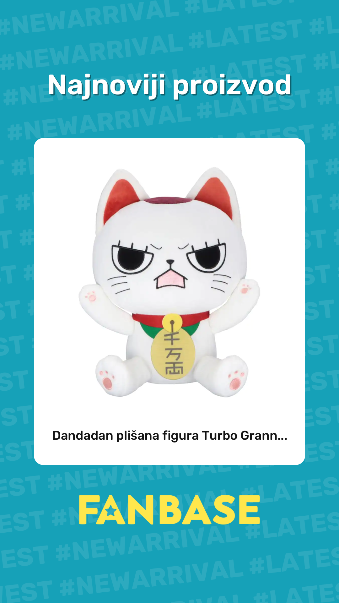Najnoviji proizvod: Dandadan plišana figura Turbo Grann...