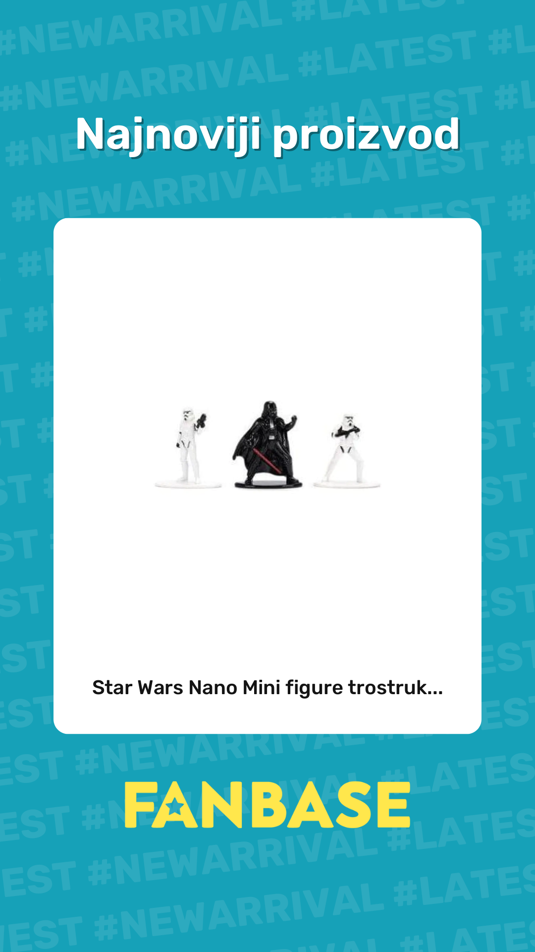 Najnoviji proizvod: Star Wars Nano Mini figure trostruk...